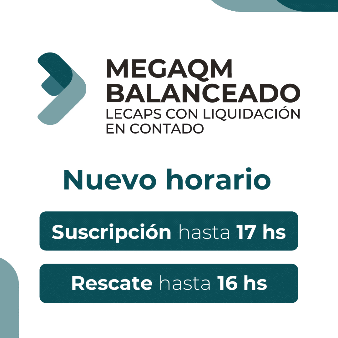 Nuevo horario MEGAQM Balanceado. Hasta las 17:00 hs.
